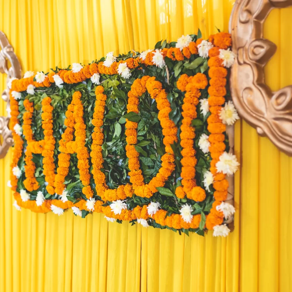 Haldi events in bengaluru, haldi ceremony in bengaluru